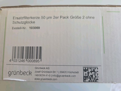 Grünbeck ersatzfilterkerze - grünbeck,